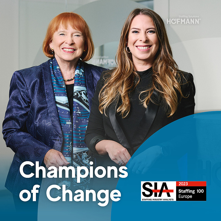 Mrs. Hofmann & Sonja Heinrich in SIA Europe Top 100 List