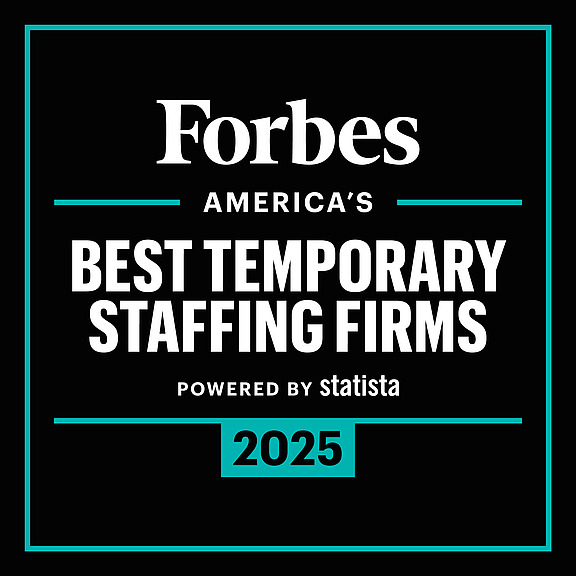 Forbes Best Temporary Staffing Firm 2025