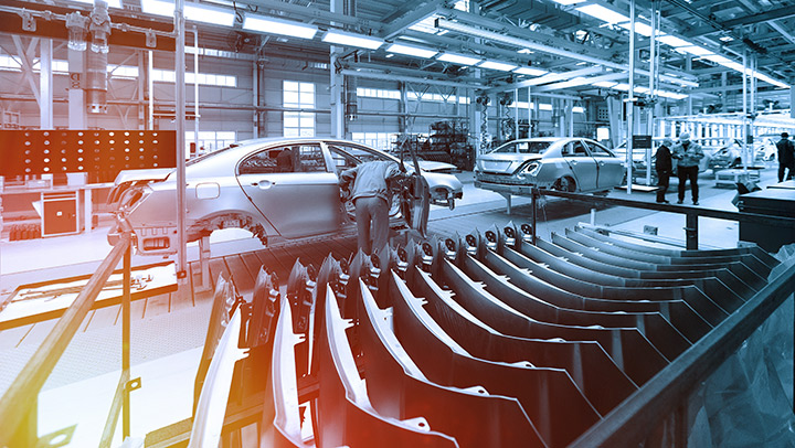 Production Line for the Automotive Industry